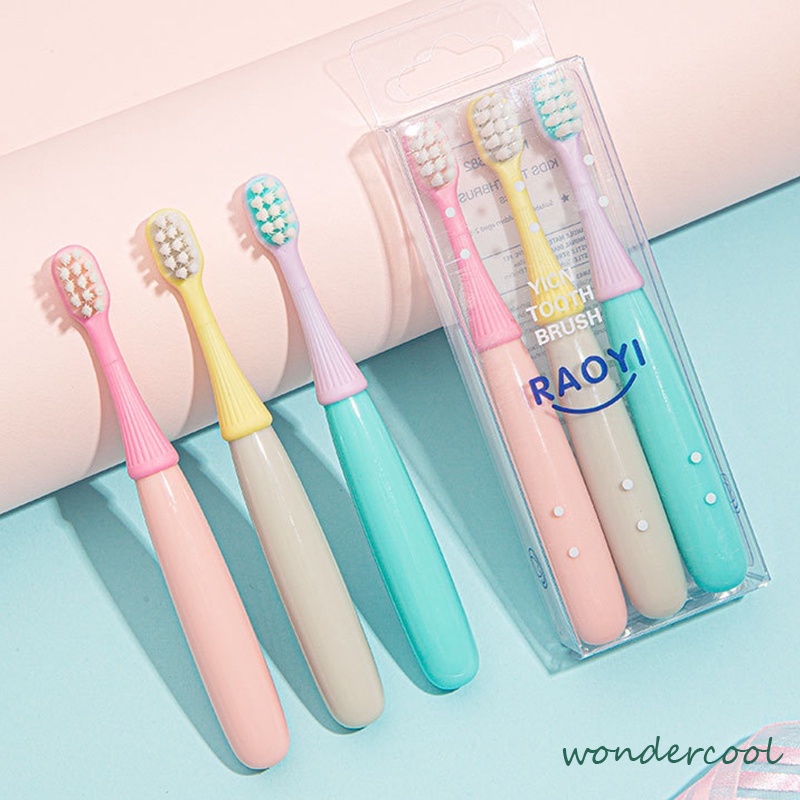 Sikat Gigi Anak Bayi /Kids Toothbrush 3 pcs set 2-6 tahun-Won