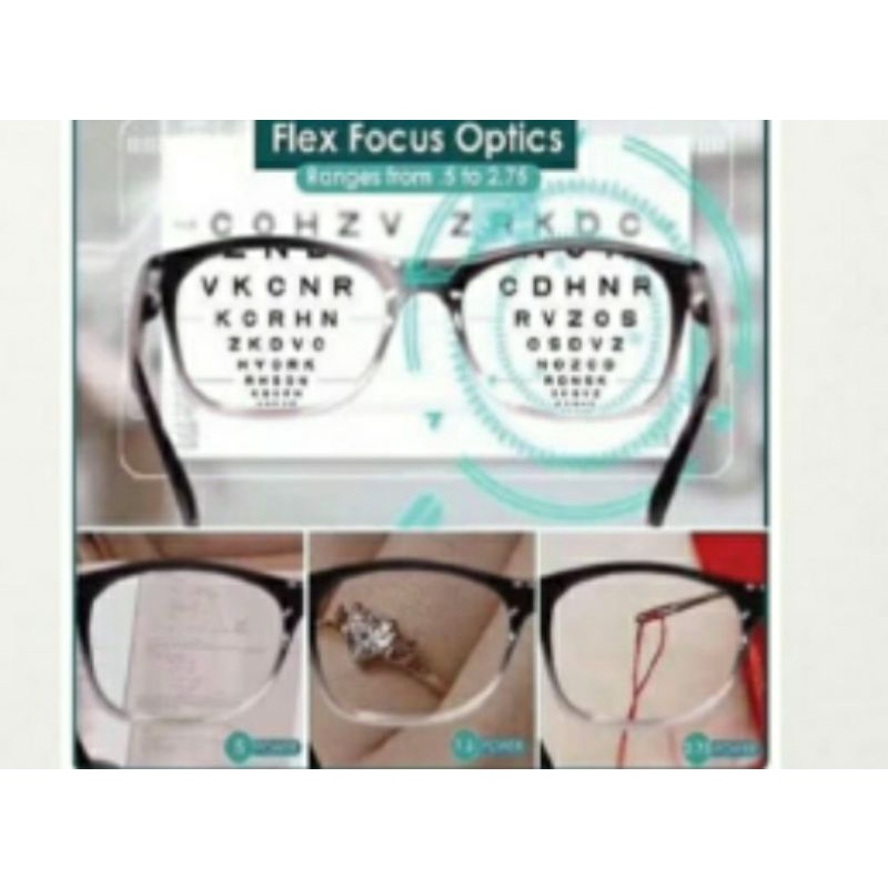 Kaca baca auto focus untuk lansia umur 40 keatas one power reader model oval ada per di gagang samping