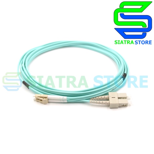 OM3 LC-SC Duplex Fiber Optic Patchcord/OM3 FO Patch Cord 5-15 M