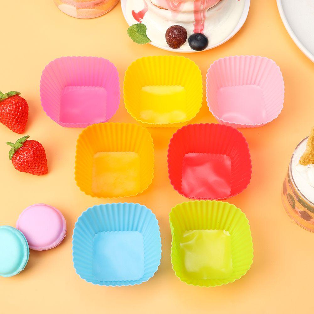 SUYO Cetakan Kue Reusable DIY Cupcake Muffin Cases Wrapper Paper