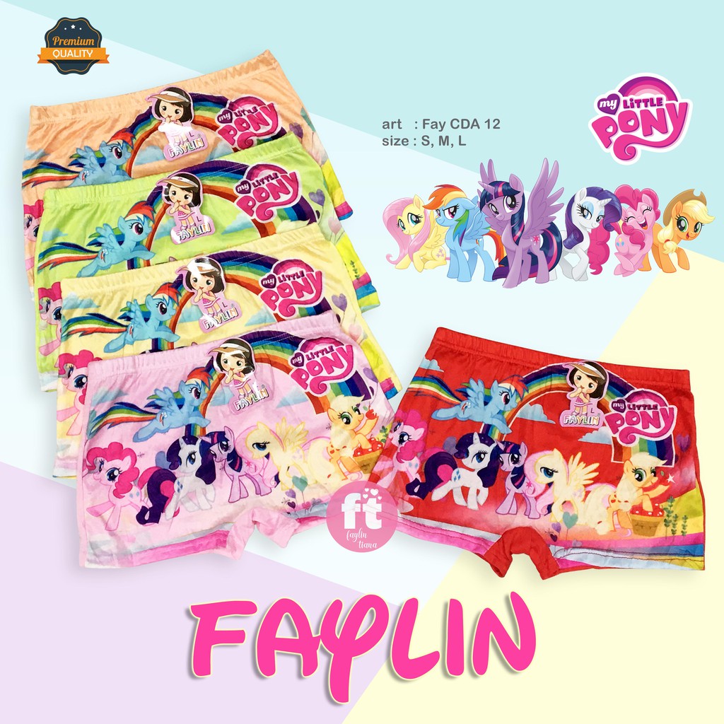 FAYLIN | Celana Dalam Boxer Anak Perempuan / art FAY CDA 12