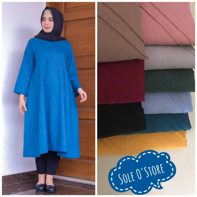TUNIK LINEN LIPIT by WARNA