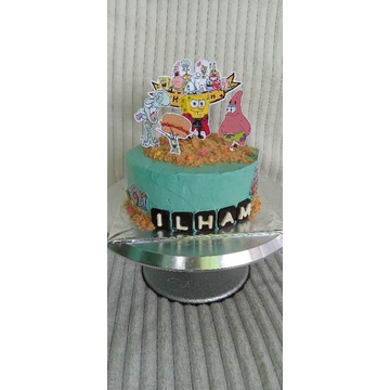 

kue ulang tahun/kueulangtahun/kue ulang tahun Spongebob/kue murah/kue enak
