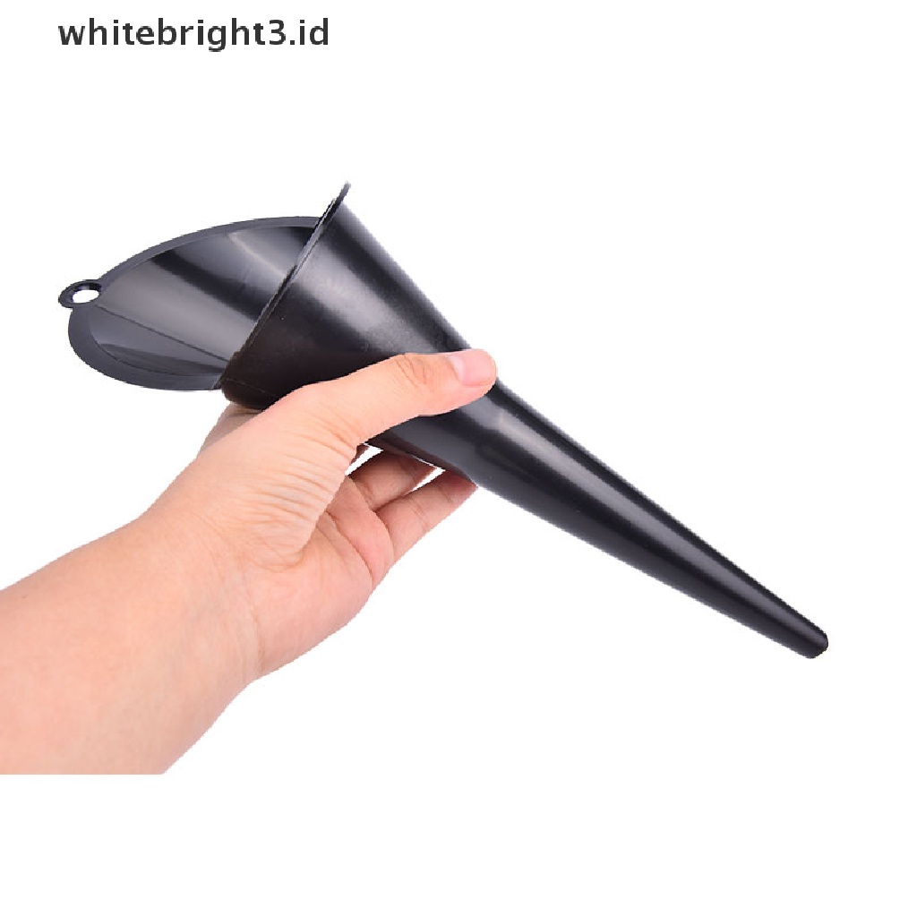 (whitebright3.id) Corong Plastik Mulut Panjang Untuk Menuang Bahan Bakar / Oli / Diesel