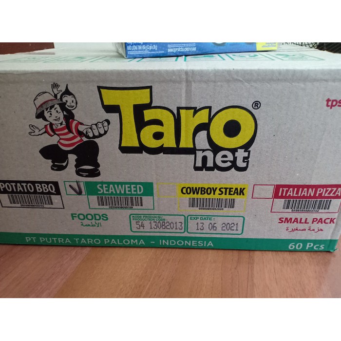 

TARO SEAWEED SATU DUS (ISI 60 PAK X 9 GRAM)