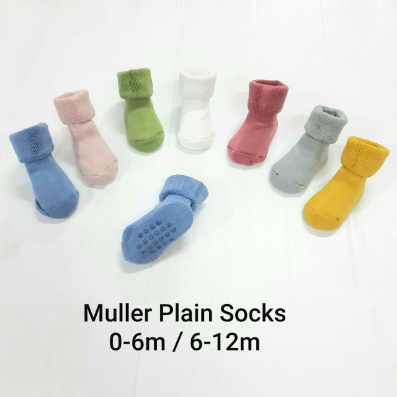 Muller Plain Socks/ Kaos kaki Bayi