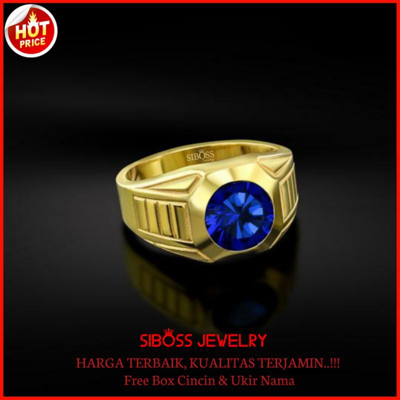 Cincin pria PERAK 925 ASLI s125