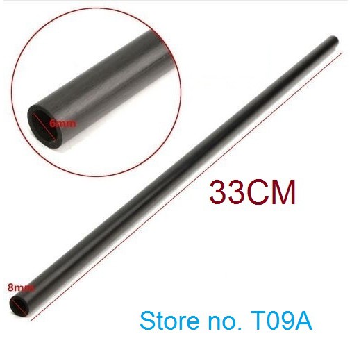 Panjang 33Cm Pipa carbon tube diameter 8mm 8mm x 33cm fiber glass tube Multicopter Pultrude