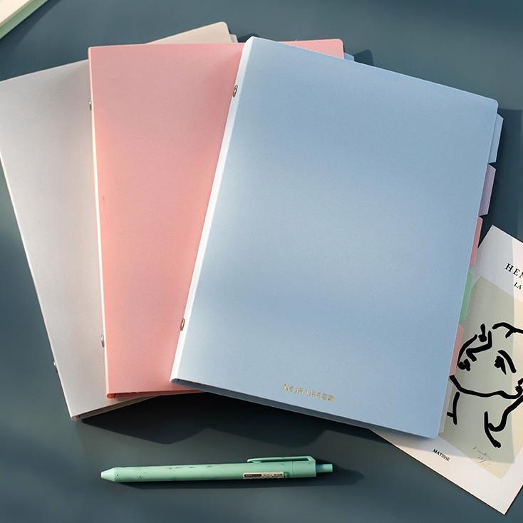 

Paket Surprise NEJA LIFE PASTEL MORANDI A5/B5 LOOSE LEAF BINDER NOTEBOOK