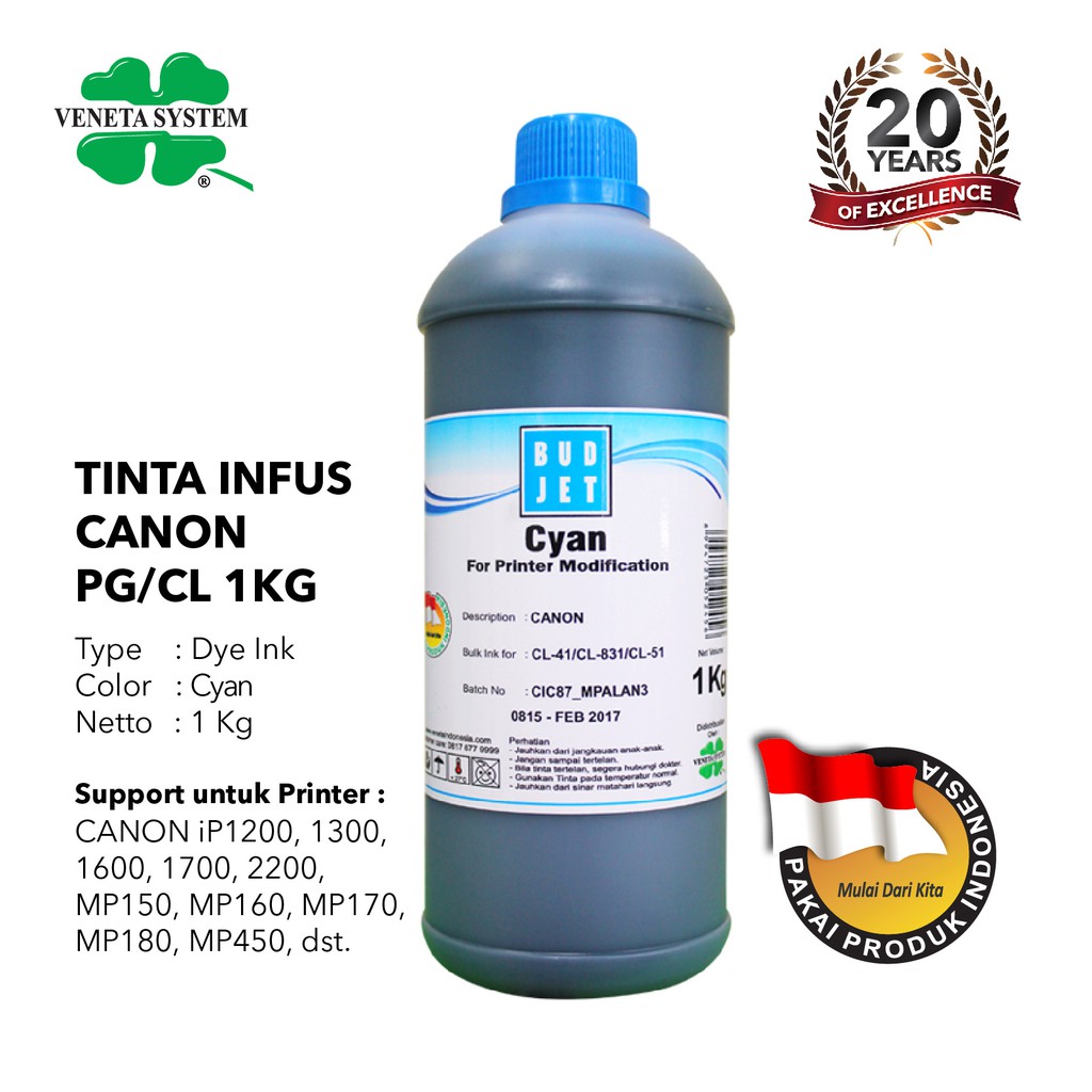 TINTA INFUS / CISS PG / CL BLACK / COLOR 1 KG