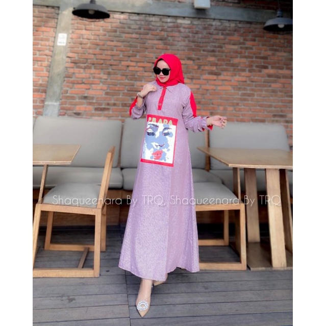 gamis salur cotton import premium