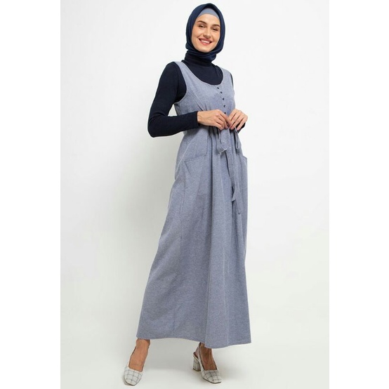 FLASH SALE ✨ORI CARDINAL GIRL LONG DRESS NAVY OVERALL DRESS WANITA