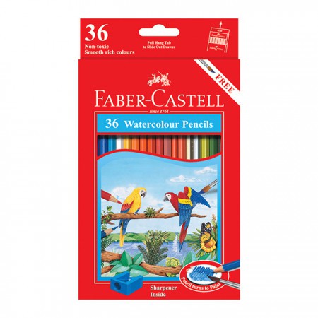 

FABER CASTELL PENSIL WARNA WATERCOLOUR PENCILS 36L