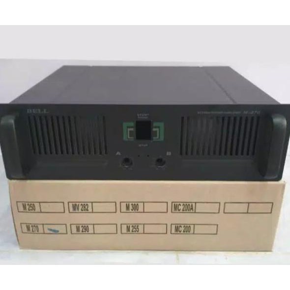 Box Power Amplifier Stereo Bell M270 Mhlelek99 Berkualitas