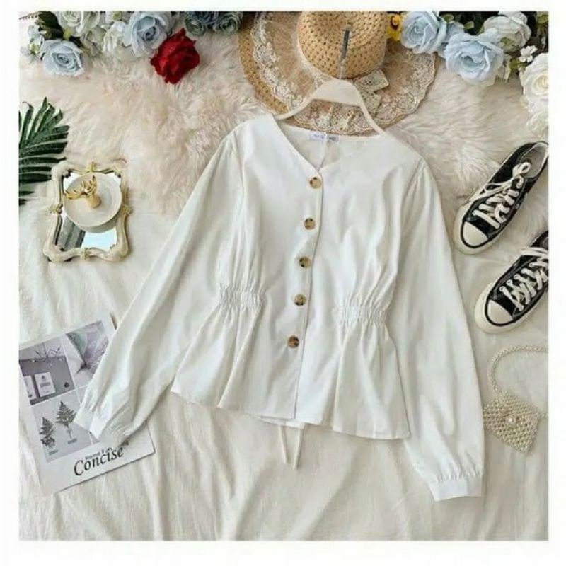 Arifirn Blouse Poka Top - Blouse Wanita | Kemeja Wanita