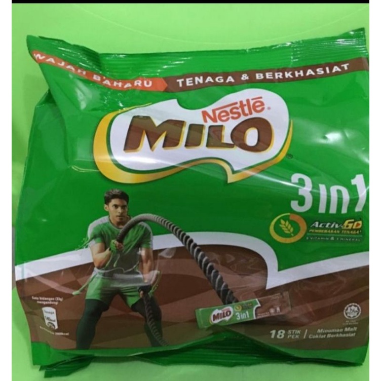 

Milo Malaysia Ori Import 18 Sticks