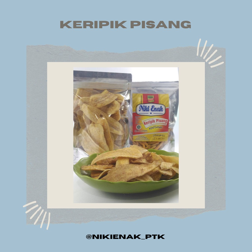 

[WAJIB PESAN PACKAGING] KERIPIK PISANG Perbungkus