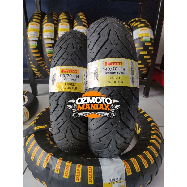 Paket Ban Pirelli Angel Scooter 110/70-14 & 140/70-14 (Set Ban Pirelli Aerox / Vario 160 & PCX 150)