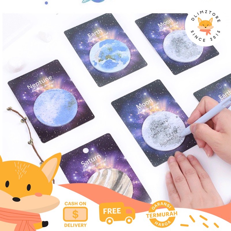 

[DZ] ST047 - Sticky Note / Sticky Notes Galaxy Universe Planet