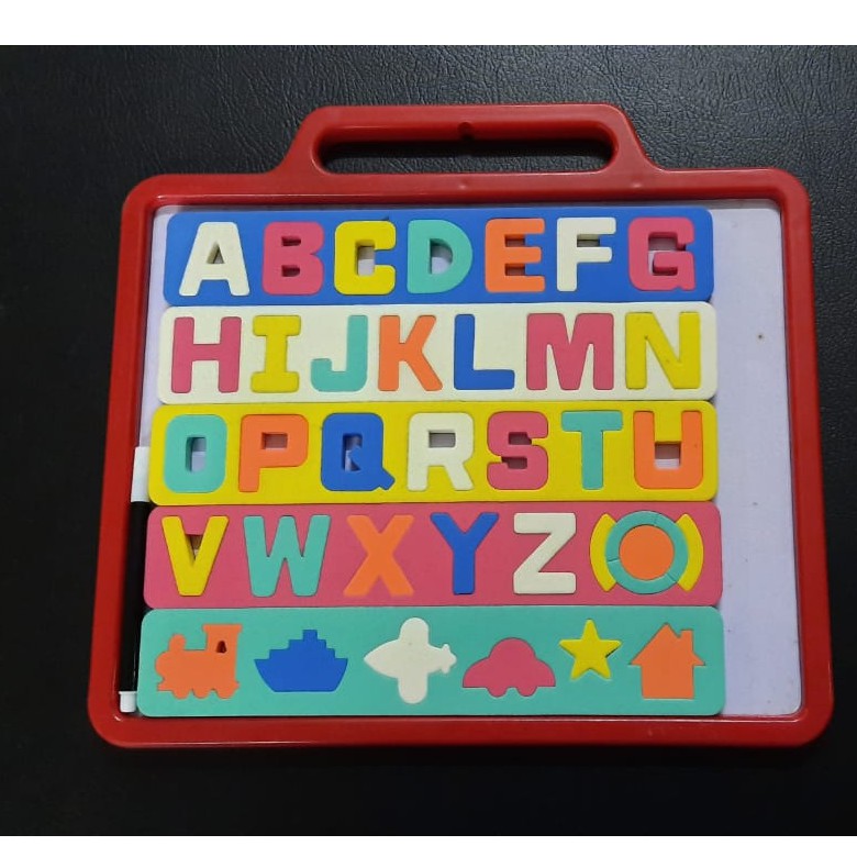 MADE IN TAIWAN Mainan Whiteboard Puzzle Magnet anak bahan Lembut belajar KUALITAS TERBAIK