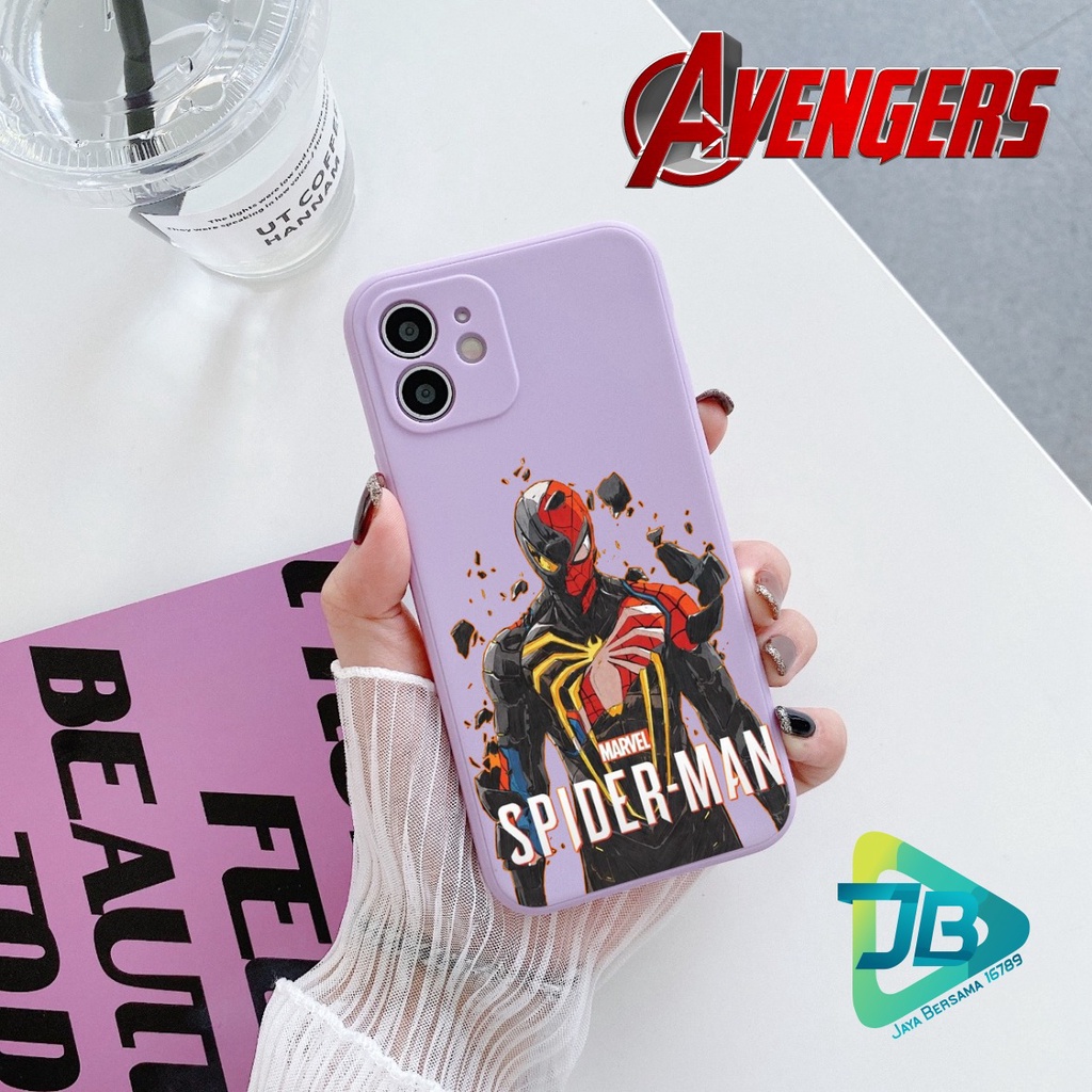 CASE CASING SOFTCASE SILIKON MACARON PELINDUNG KAMERA SUPER HERO OPPO VIVO SAMSUNG XIAOMI REALME IPHONE ALL TYPE JB5382