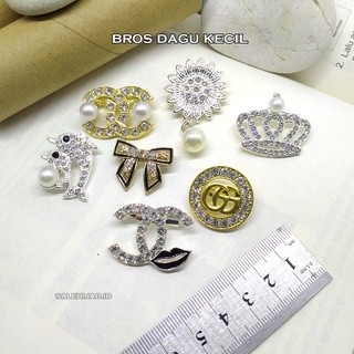 BROSS DAGU PENITI PIN KERUDUNG - BROS DAGU KOREA CANTIK