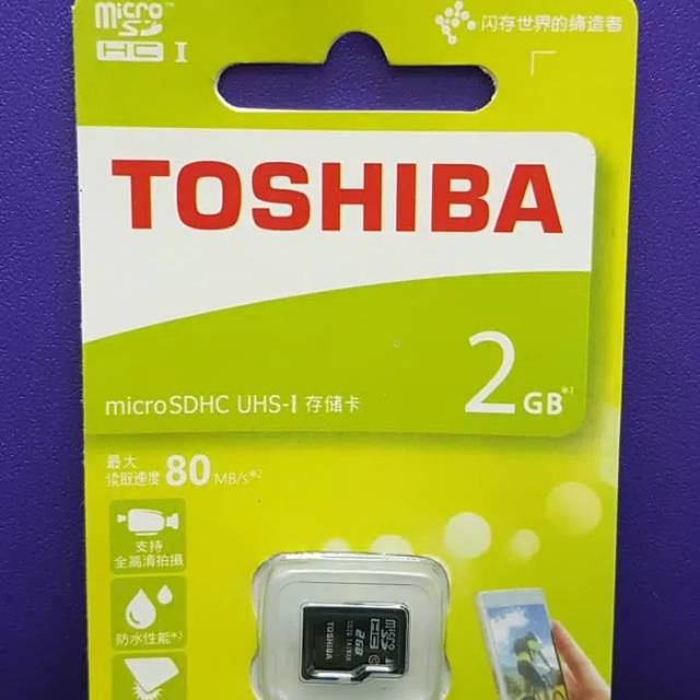 Micro SD Toshiba  HIJAU 2 /4 / 8 / 16 / 32 /  64 GB - Memory Card - MicroSD Toshiba- MMC