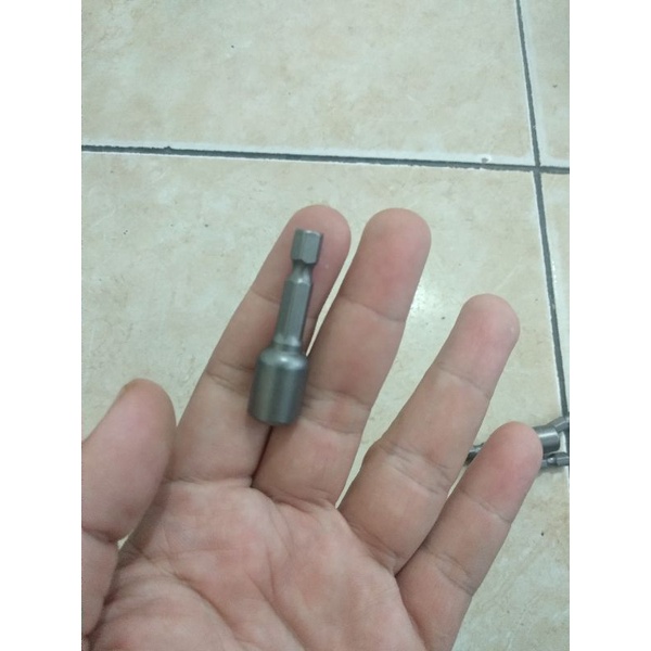 1 pack Mata Bor Roofing Pendek isi 5pcs / Mata Sock Roofing / Hex Nut