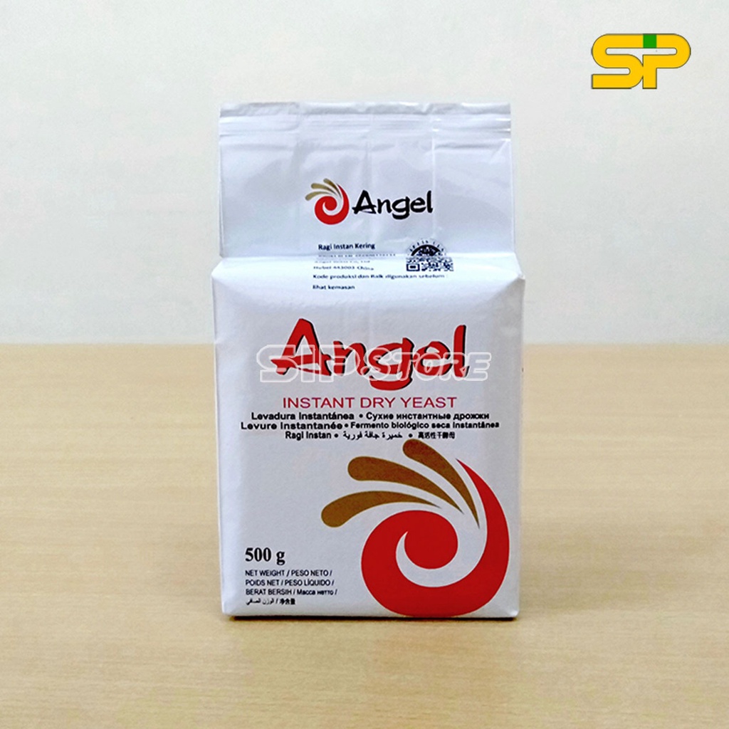 ANGEL Ragi Instan 500gr / Pengembang Kue / Instant Dry Yeast White (1 DUS)