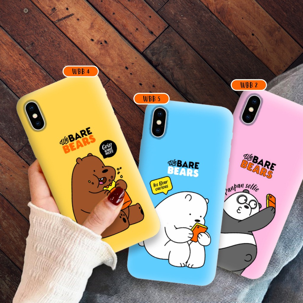 We Bare Bears printing case iphone samsung oppo vivo asus all type