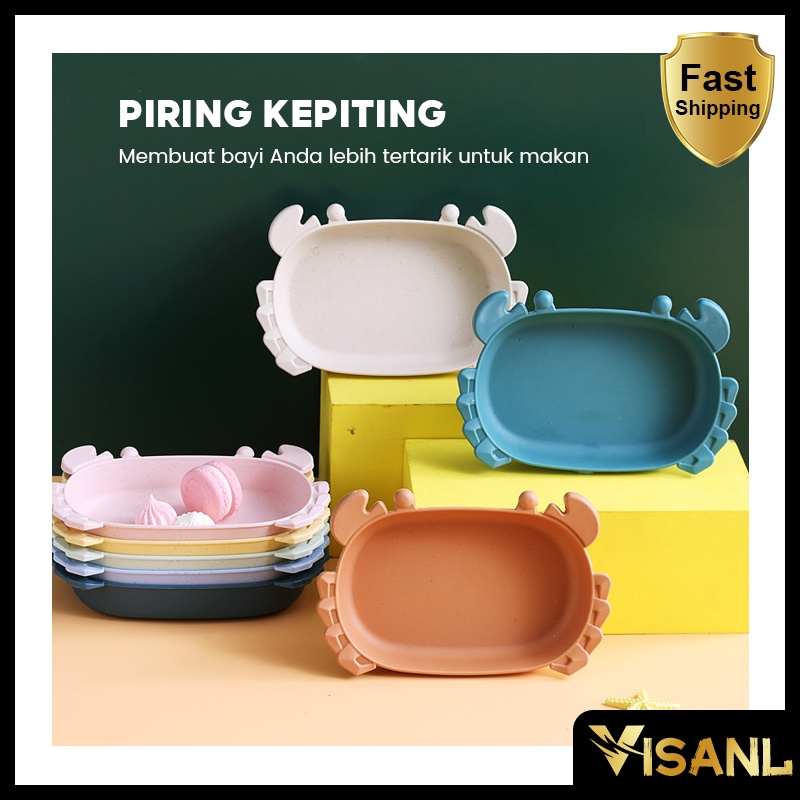 Piring Anak Cartoon Animal 3DTableware Peralatan Makan Bayi Baby Feeding Kado Anak Perleng Kapan Bayi