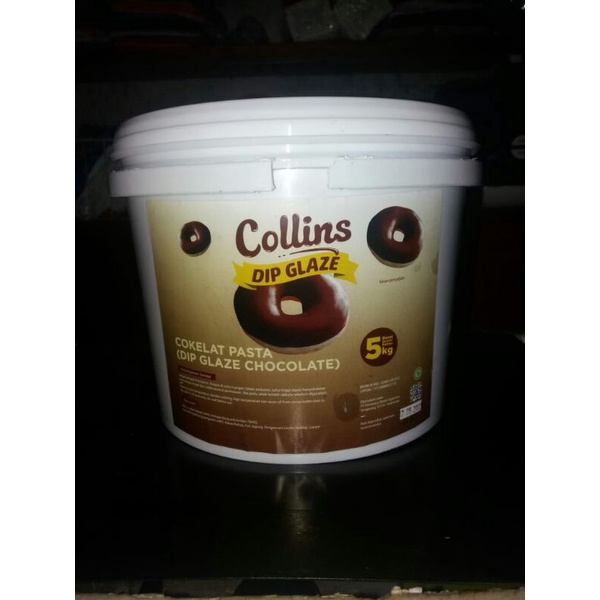 

Collins coklat Dip glaze selai/olesan