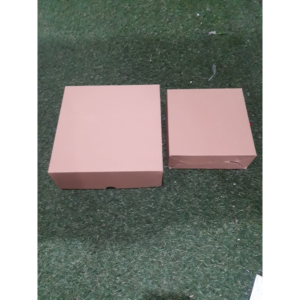 

Kotak Kardus Polos Ukuran 25 x 25 x 9 cm