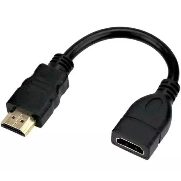 Sambungan kabel Proyektor HDTV HDMI Male to HDTV HDMI Female 30cm 50cm 150cm panjang 30 cm 50 cm 150 cm