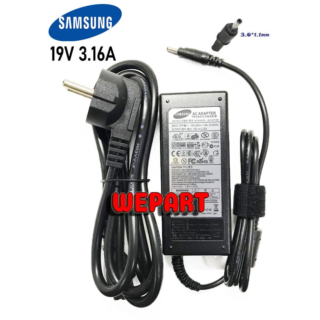 Adaptor Charger Original Laptop Samsung ATIV Book 5 Ativ Book 7 NP540U4E NP530U4E NP740U3E NP730U3E