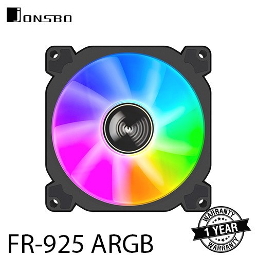 JONSBO FR-925 COLOR ARGB FAN CASE 9CM CASING 3PIN 5V