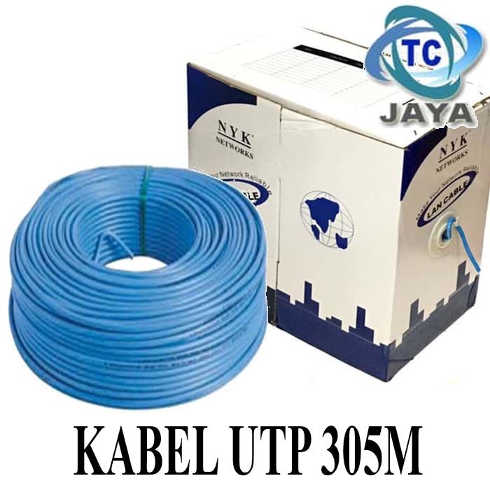 KABEL LAN UTP CAT 5e NYK 305 METER / LAN UTP CAT5e NYK