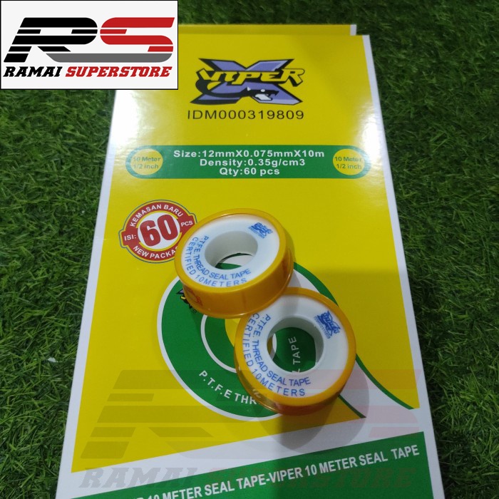 Seal Tape Siltep Selotip Isolatip Isolasi Kran 10 Meter