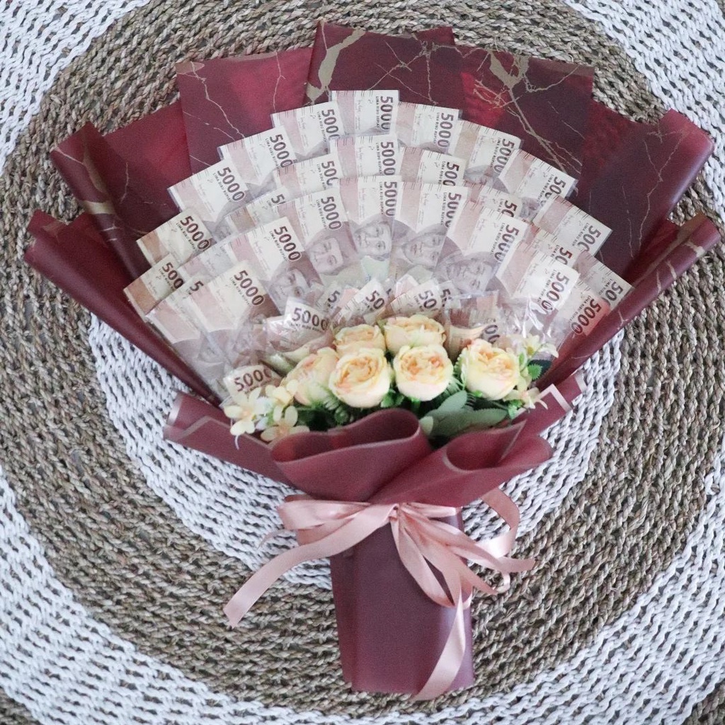 Buket Bouquet wisuda-acara besar-mahar boneka coklat snack bisa request