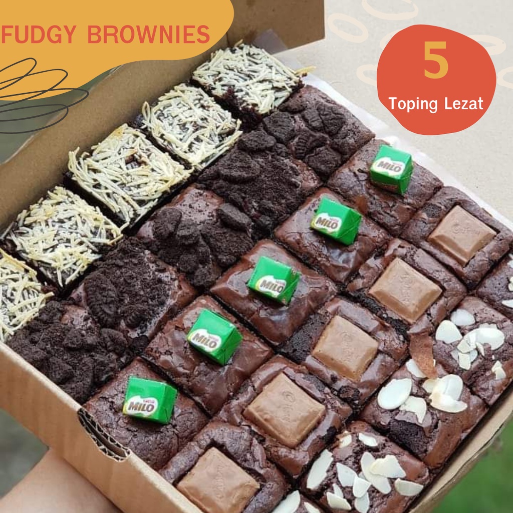 

Brownies Mix Sweet Recipes by Via