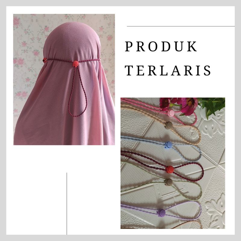 Kalung masker 2 in 1 / tali elastis biji padi / biji lada / biji beras strap masker tali masker