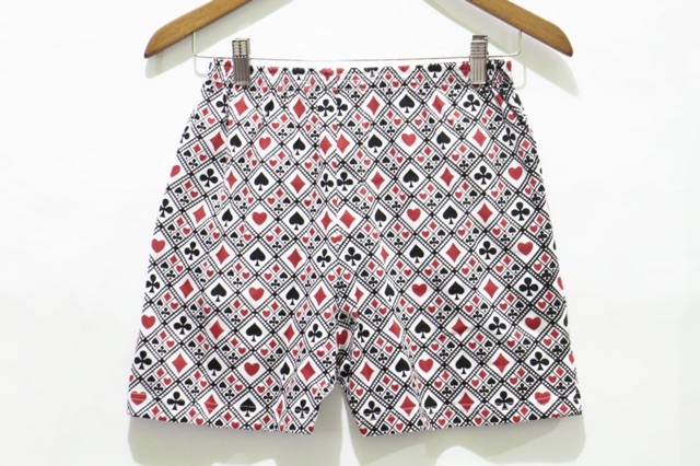 Boxer motif Kartu remi bahan kain kaos