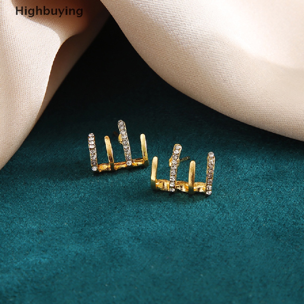 Anting Stud Zircon Mutiara Berlian Imitasi Gaya Korea Untuk Hadiah Pernikahan Glory