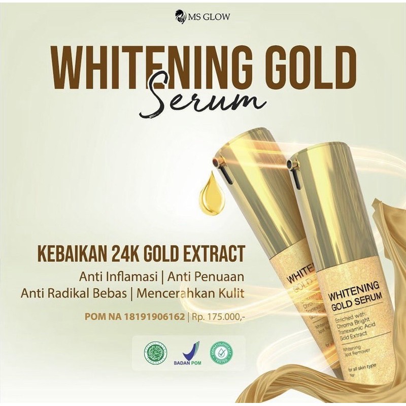 Whitening Gold serum MS Glow ORIGINAL / Serum Ms Glow