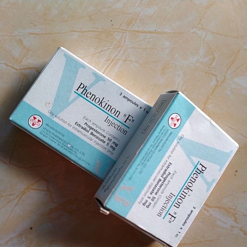 PHENOKINON F INJECTION ORIGINAL VESCO THAILAND- Phenokinon “F” injection Hormon wanita