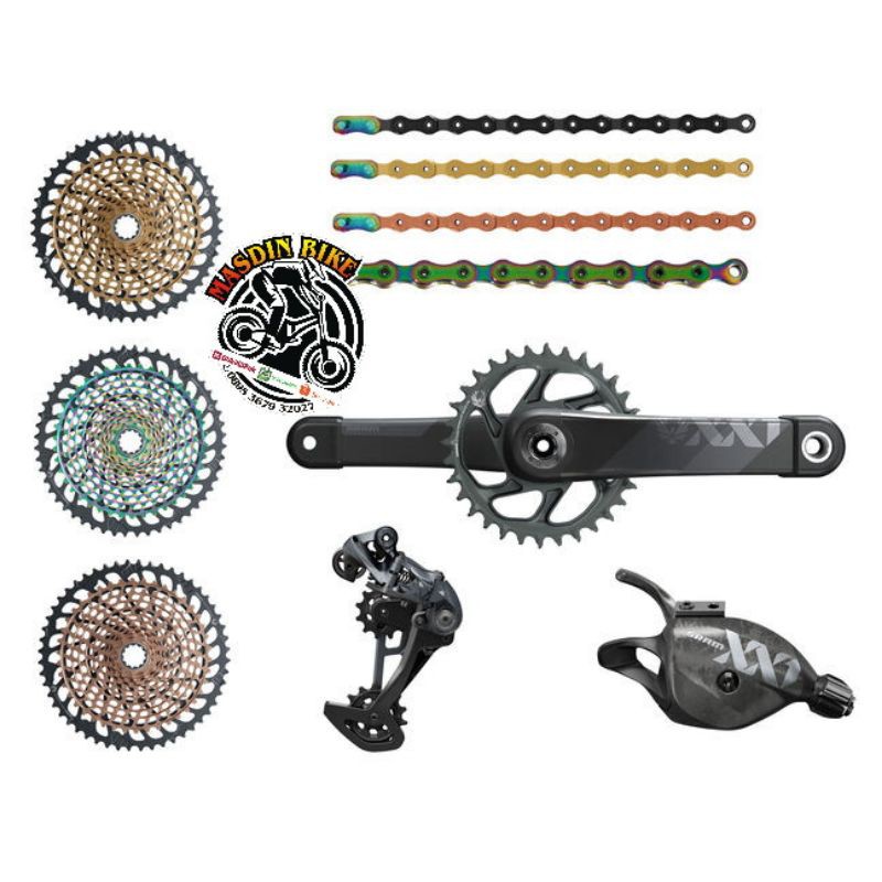 Groupset Sram XX1 Eagle 52T Lunar