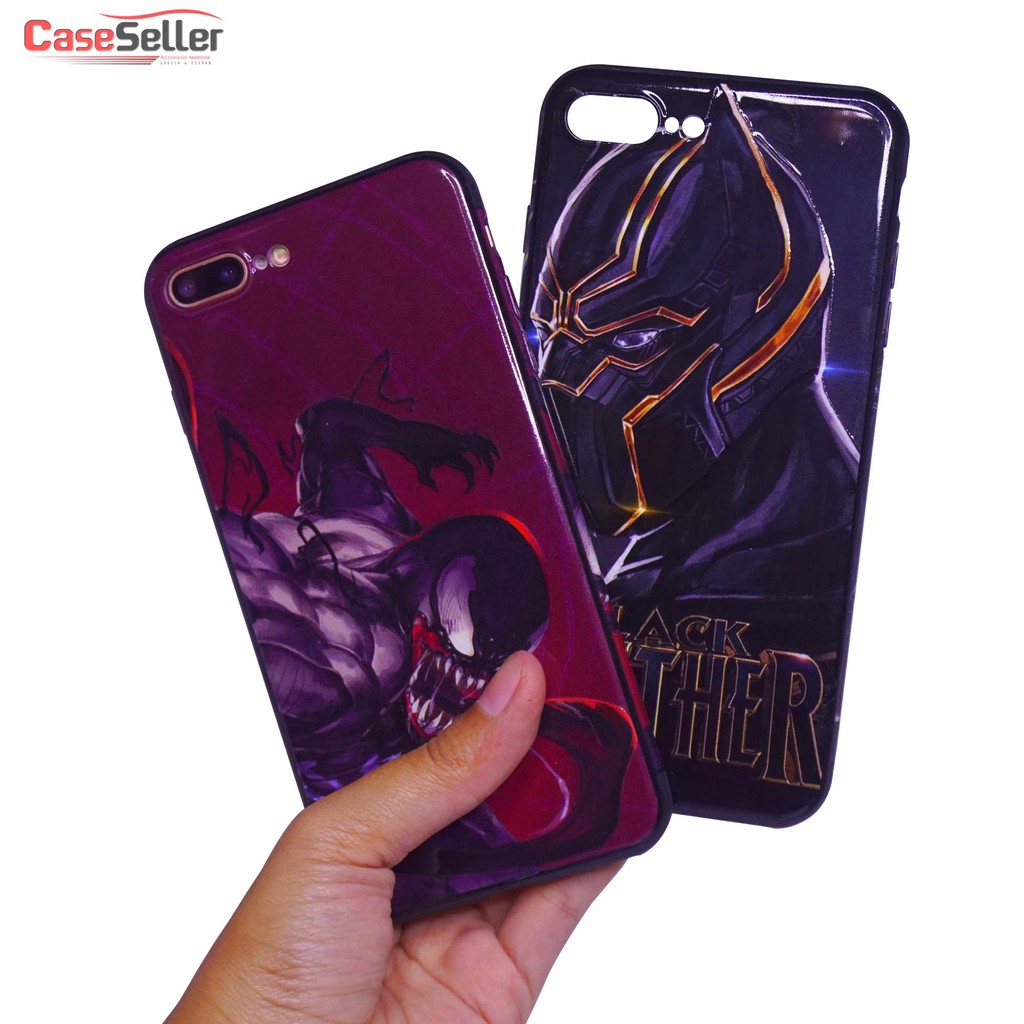 CaseSeller - Glass Case Motif Full Body Iphone 6G / X / XS Max