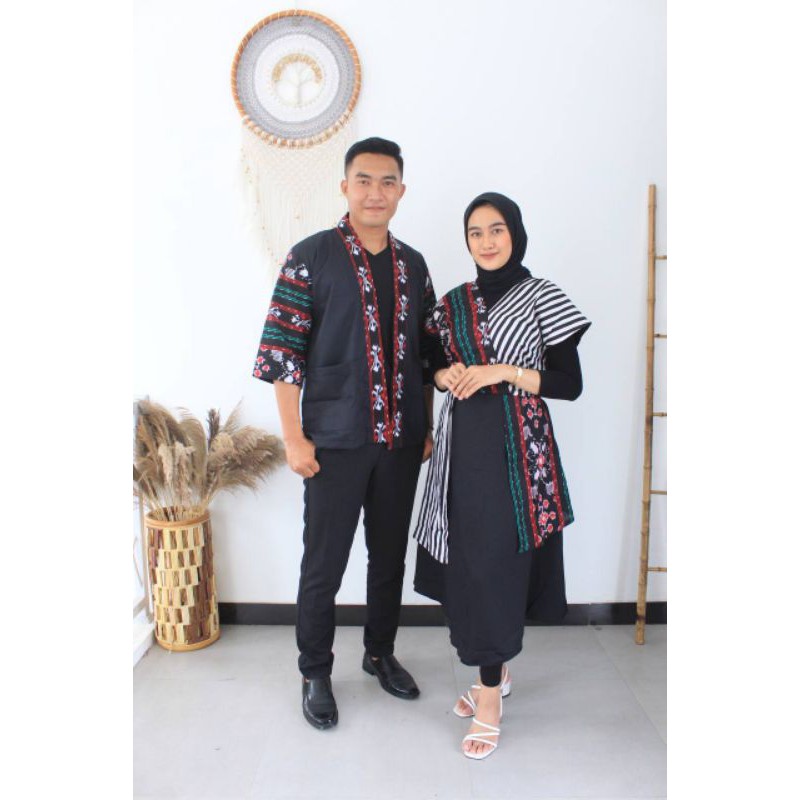 COUPLE BATIK DRESS BATIK SONGKET BATIK COUPLE KIMONO