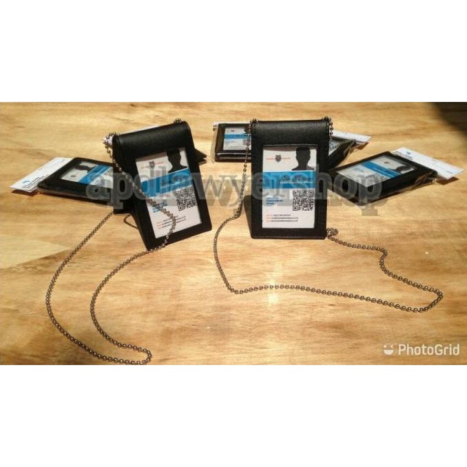 

BISA COD Name Tag/ID Card holder kulit 100% ORIGINAL [TERLARIS] STOK TERBATAS Kode 870