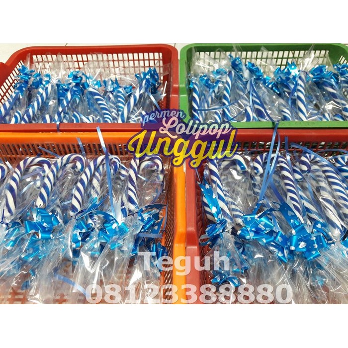 

Permen Tongkat Natal - Candy Cane isi 50pcs